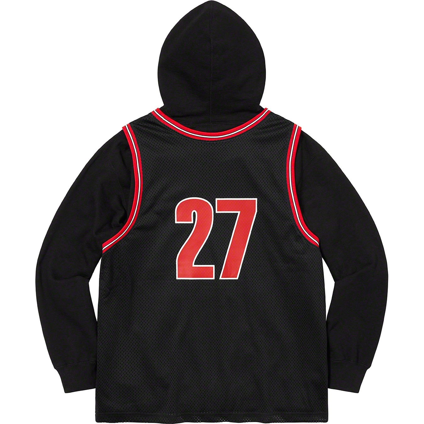 Basketball Jersey Hooded Sweatshirt view 9
